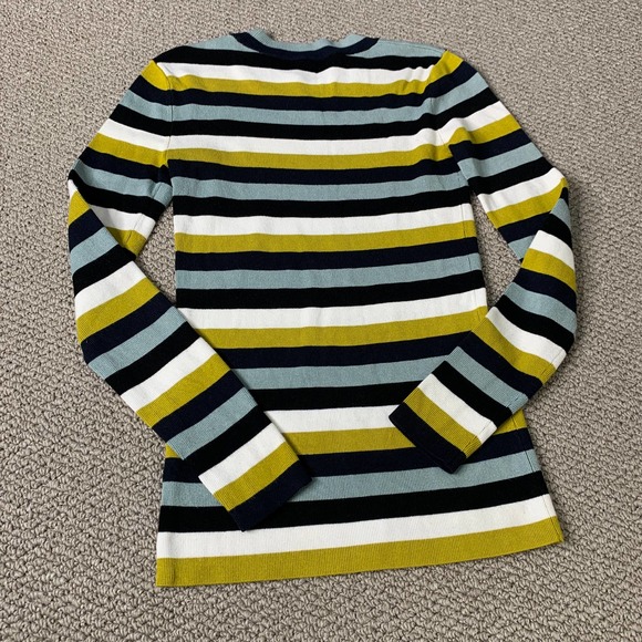 Hallhuber Womens Sweater Size Small Multicolor Striped Long Sleeves Pullover - Picture 5 of 10